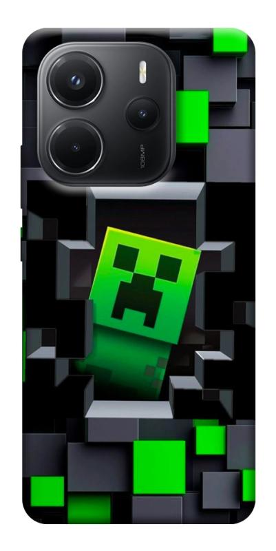 Чехол itsPrint Creeper window для Xiaomi Redmi Note 14 4G (Int. version), игры, купить оптом с доставкой