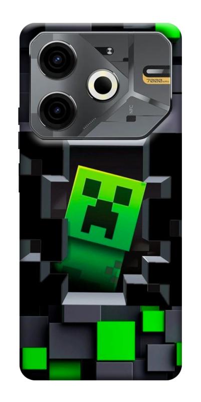 Чехол itsPrint Creeper window для TECNO Pova 6 Neo (LI6), игры, купить оптом с доставкой