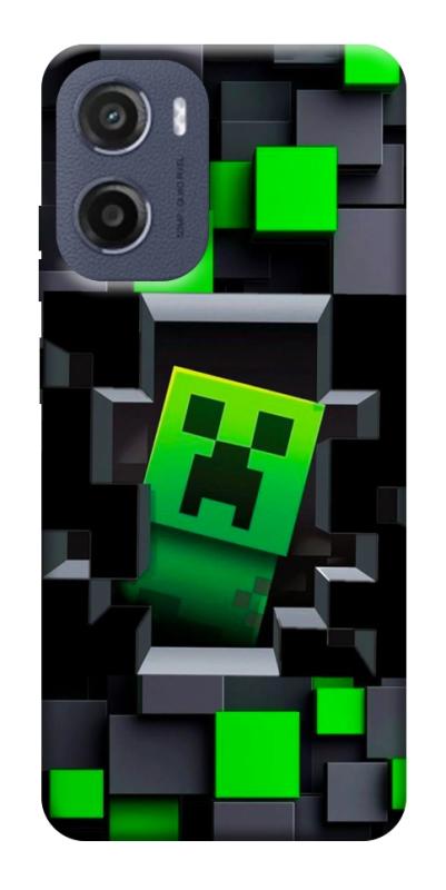 Чехол itsPrint Creeper window для Motorola Moto G05, игры, купить оптом с доставкой
