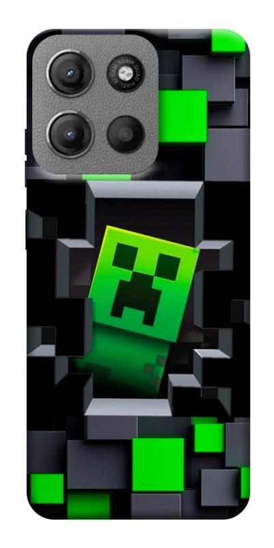 Чехол itsPrint Creeper window для Motorola Moto G15 4G, игры, купить оптом с доставкой