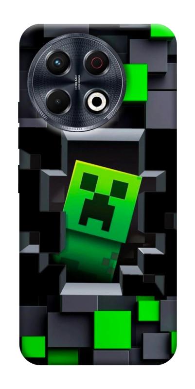 Чехол itsPrint Creeper window для TECNO Spark 30 Pro (KL7), игры, купить оптом с доставкой