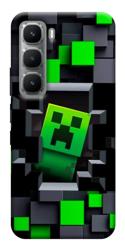 Чехол itsPrint Creeper window для Infinix Hot 60 Pro, игры, купить оптом с доставкой