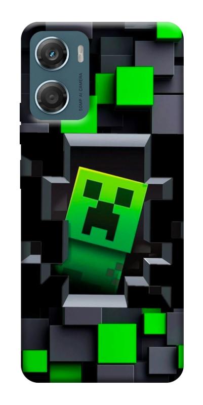 Чехол itsPrint Creeper window для Motorola Moto G06, игры, купить оптом с доставкой