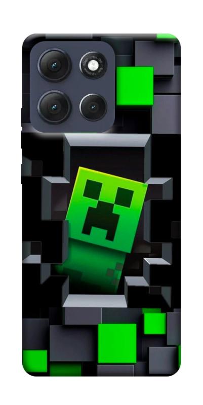 Чехол itsPrint Creeper window для Motorola Moto G86 Power, игры, купить оптом с доставкой