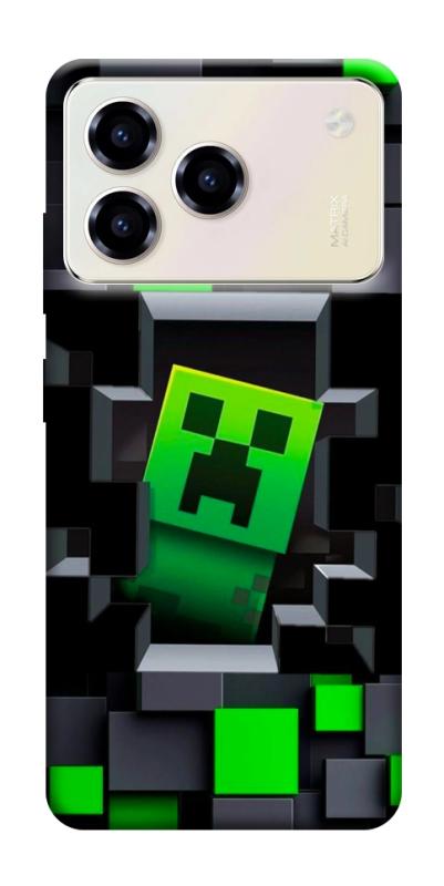 Чехол itsPrint Creeper window для ZTE Blade A76, игры, купить оптом с доставкой