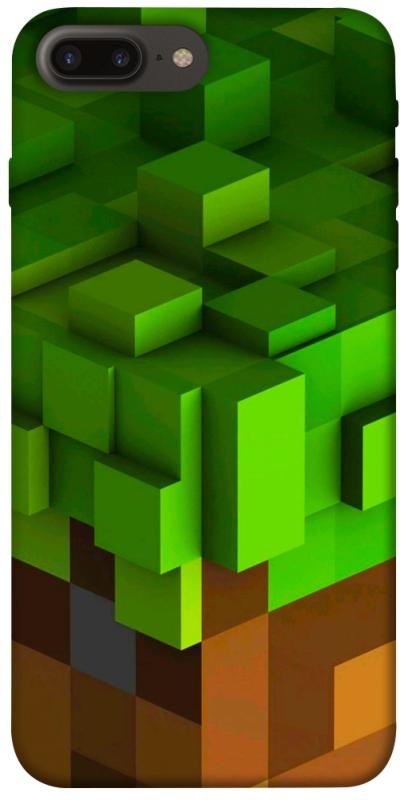 Чехол itsPrint Grass block для Apple iPhone 7 plus / 8 plus (5.5"), игры, купить оптом с доставкой