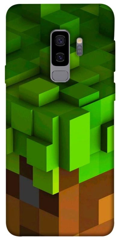 Чехол itsPrint Grass block для Samsung Galaxy S9+, игры, купить оптом с доставкой