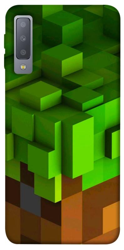 Чохол itsPrint Grass block для Samsung A750 Galaxy A7 (2018), ігри, купити оптом з доставкою