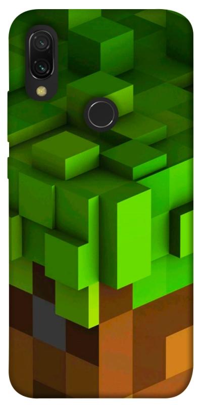 Чехол itsPrint Grass block для Xiaomi Redmi 7, игры, купить оптом с доставкой