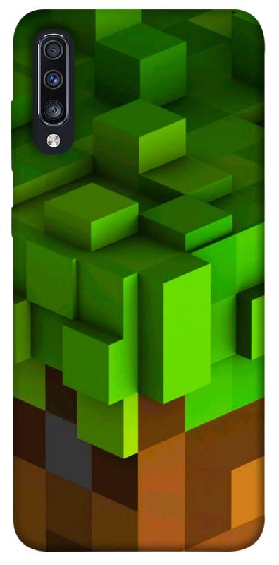 Чехол itsPrint Grass block для Samsung Galaxy A70 (A705F), игры, купить оптом с доставкой