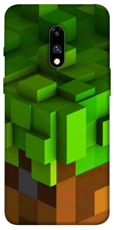 Чехол itsPrint Grass block для OnePlus 7, игры, купить оптом с доставкой