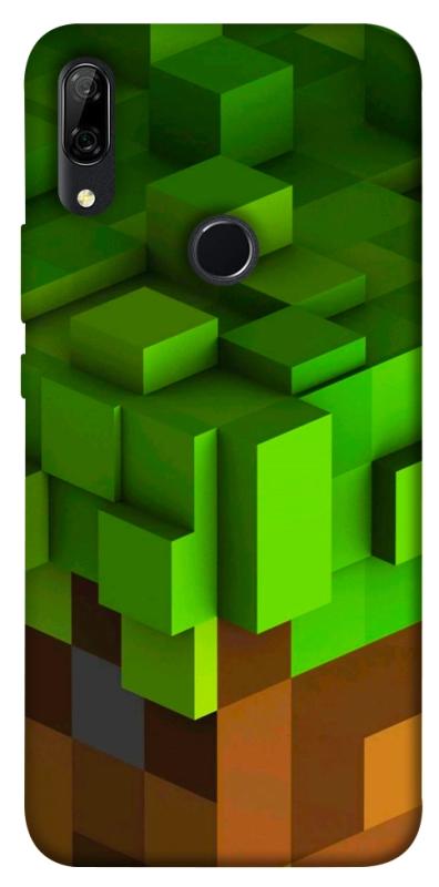 Чехол itsPrint Grass block для Huawei P Smart Z, игры, купить оптом с доставкой