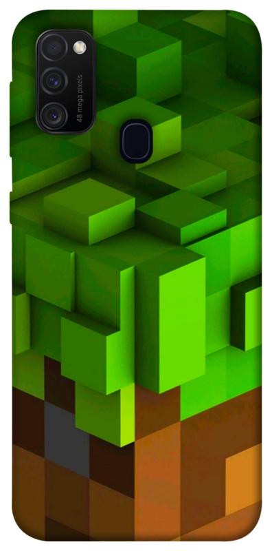 Чохол itsPrint Grass block для Samsung Galaxy M30s / M21, ігри, купити оптом з доставкою