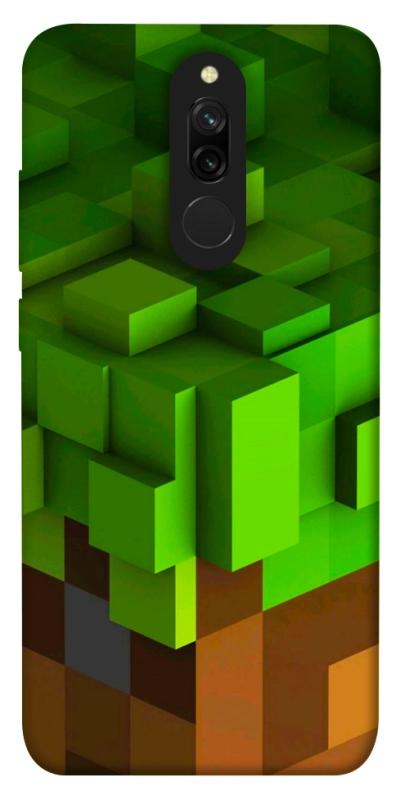 Чехол itsPrint Grass block для Xiaomi Redmi 8, игры, купить оптом с доставкой