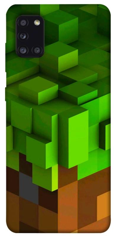 Чехол itsPrint Grass block для Samsung Galaxy A31, игры, купить оптом с доставкой