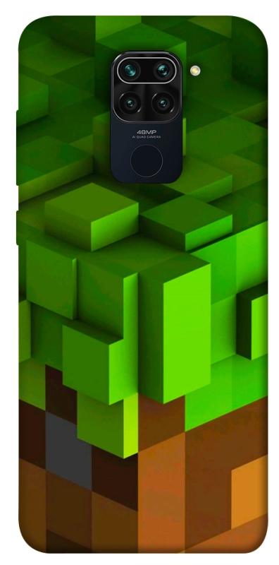 Чехол itsPrint Grass block для Xiaomi Redmi Note 9 / Redmi 10X, игры, купить оптом с доставкой