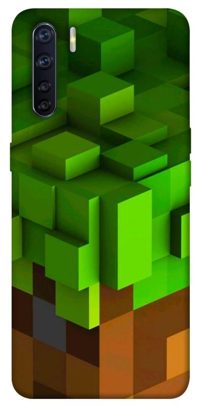 Чехол itsPrint Grass block для Oppo A91, игры, купить оптом с доставкой