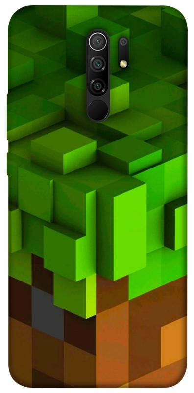 Чехол itsPrint Grass block для Xiaomi Redmi 9, игры, купить оптом с доставкой