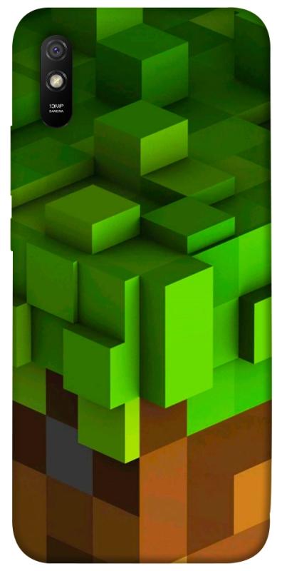 Чехол itsPrint Grass block для Xiaomi Redmi 9A, игры, купить оптом с доставкой