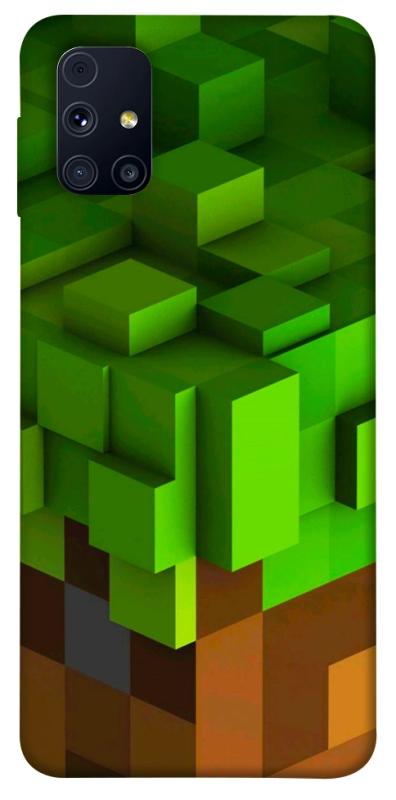 Чехол itsPrint Grass block для Samsung Galaxy M31s, игры, купить оптом с доставкой