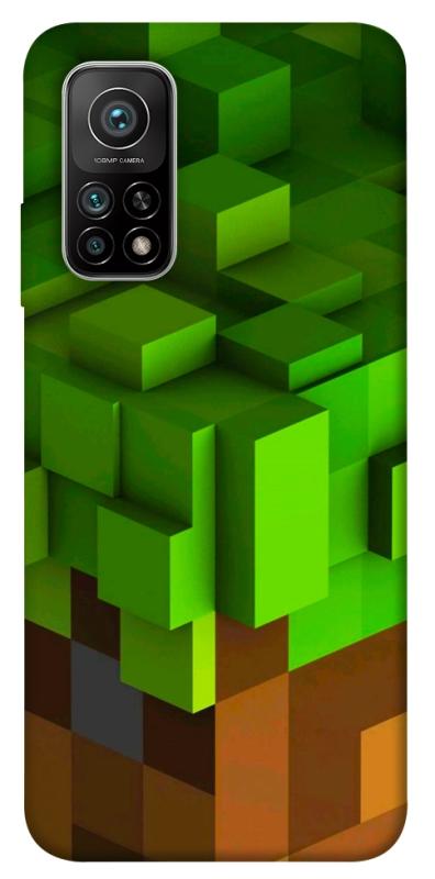 Чехол itsPrint Grass block для Xiaomi Mi 10T, игры, купить оптом с доставкой