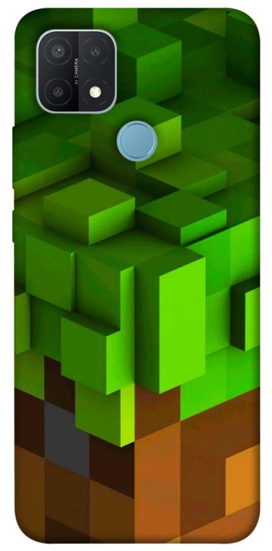 Чехол itsPrint Grass block для Oppo A15s / A15, игры, купить оптом с доставкой