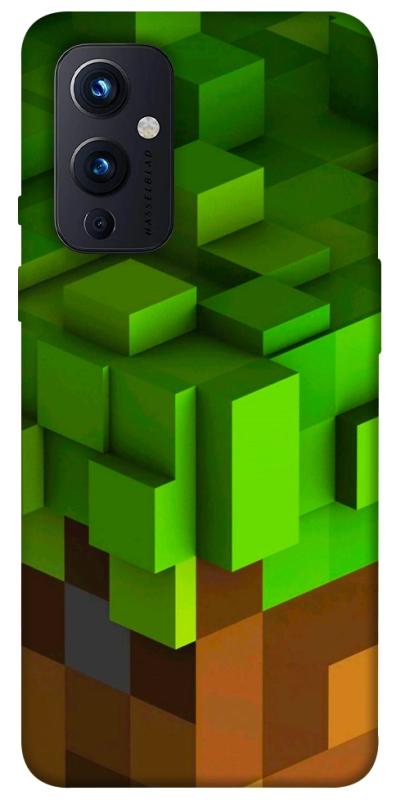 Чехол itsPrint Grass block для OnePlus 9, игры, купить оптом с доставкой