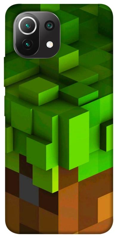 Чехол itsPrint Grass block для Xiaomi Mi 11 Lite, игры, купить оптом с доставкой