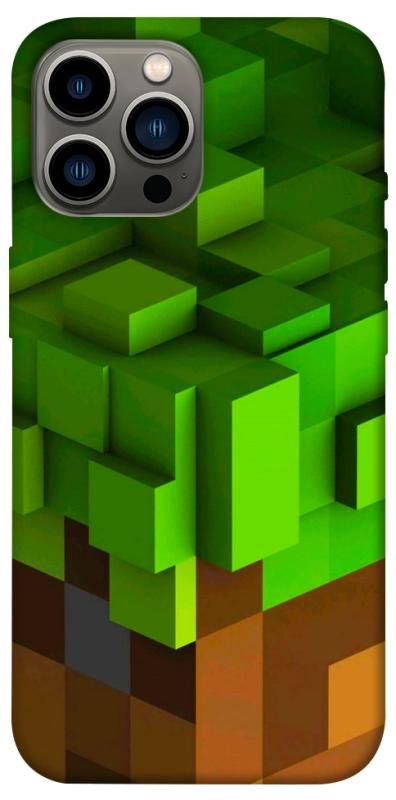 Чехол itsPrint Grass block для Apple iPhone 13 Pro Max (6.7"), игры, купить оптом с доставкой
