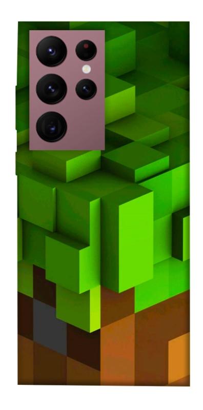 Чехол itsPrint Grass block для Samsung Galaxy S22 Ultra, игры, купить оптом с доставкой