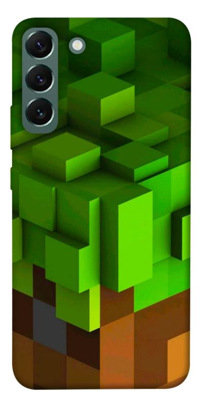 Чехол itsPrint Grass block для Samsung Galaxy S22+, игры, купить оптом с доставкой