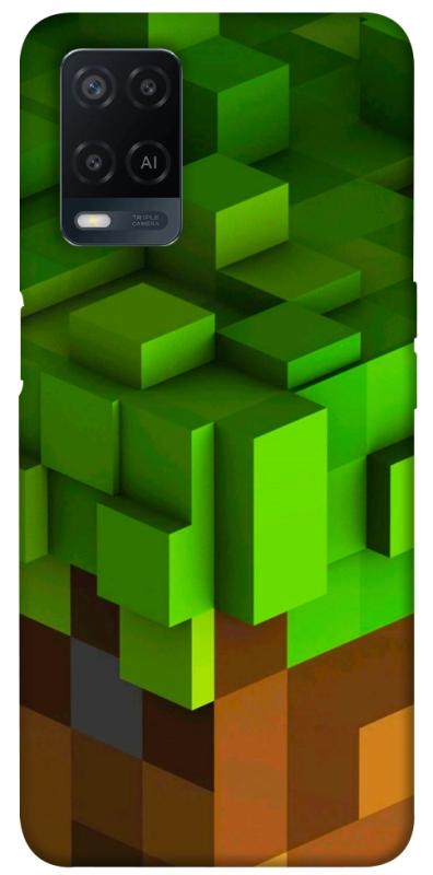 Чехол itsPrint Grass block для Oppo A16s / A16, игры, купить оптом с доставкой