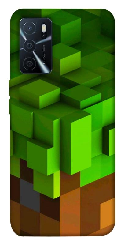 Чехол itsPrint Grass block для Oppo A16s / A16, игры, купить оптом с доставкой