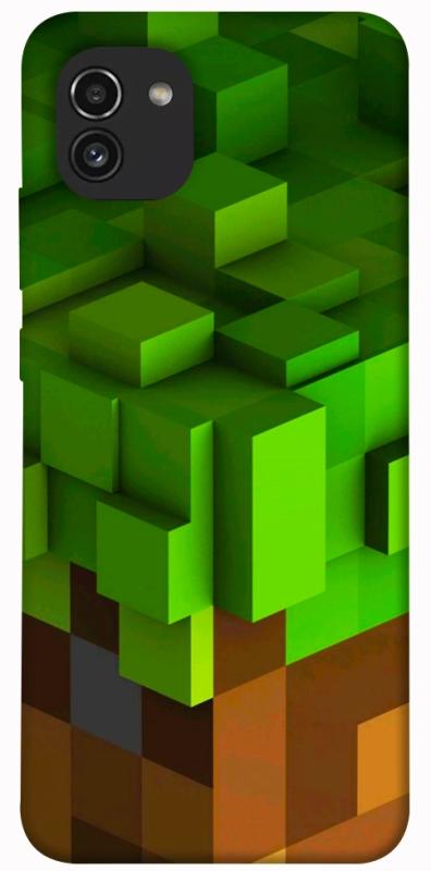 Чохол itsPrint Grass block для Samsung Galaxy A03, ігри, купити оптом з доставкою