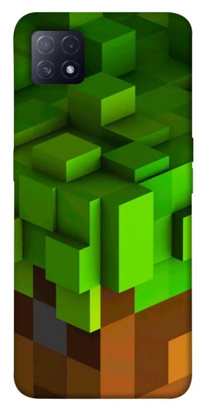 Чехол itsPrint Grass block для Oppo A72 5G / A73 5G, игры, купить оптом с доставкой