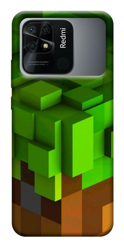 Чехол itsPrint Grass block для Xiaomi Redmi 10C, игры, купить оптом с доставкой