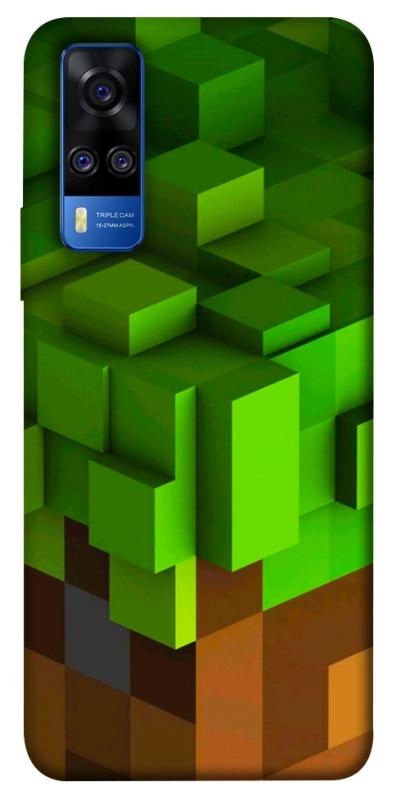 Чехол itsPrint Grass block для Vivo Y51a, игры, купить оптом с доставкой