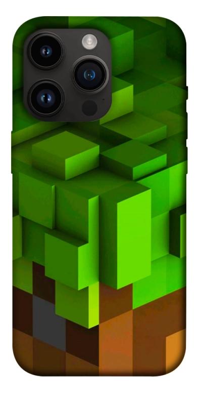 Чехол itsPrint Grass block для Apple iPhone 14 Pro (6.1"), игры, купить оптом с доставкой