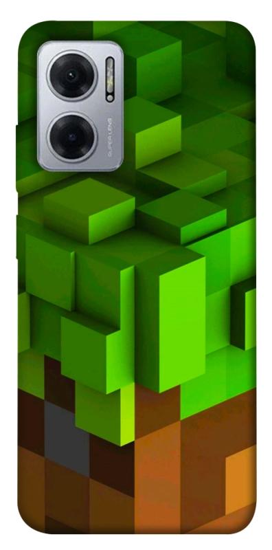Чехол itsPrint Grass block для Xiaomi Redmi Note 11E, игры, купить оптом с доставкой