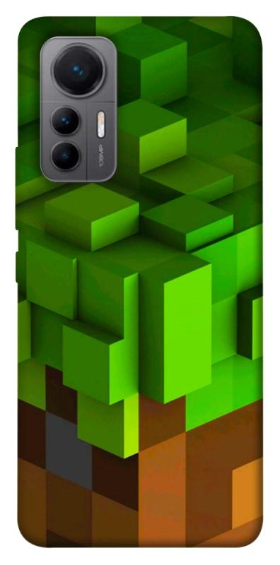 Чехол itsPrint Grass block для Xiaomi 12 Lite, игры, купить оптом с доставкой