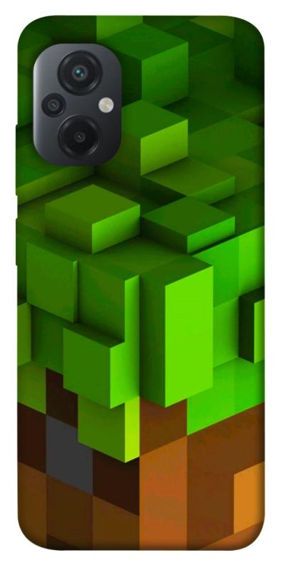 Чехол itsPrint Grass block для Xiaomi Poco M5, игры, купить оптом с доставкой