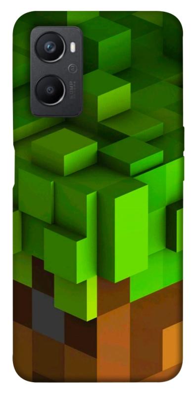 Чехол itsPrint Grass block для Oppo A96, игры, купить оптом с доставкой