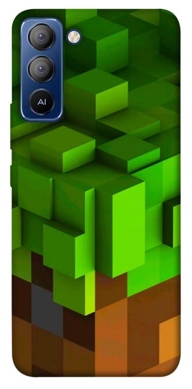 Чехол itsPrint Grass block для TECNO Pop 5 LTE, игры, купить оптом с доставкой