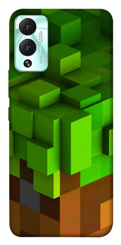 Чехол itsPrint Grass block для Infinix Hot 12 Play, игры, купить оптом с доставкой
