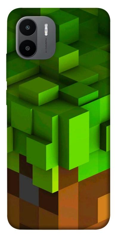Чехол itsPrint Grass block для Xiaomi Redmi A1+ / A2+, игры, купить оптом с доставкой