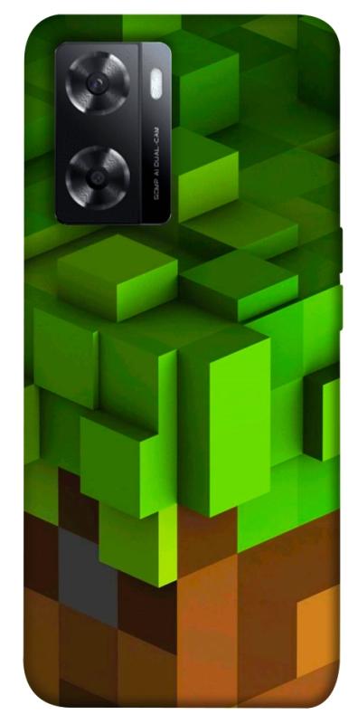 Чехол itsPrint Grass block для Oppo A57s, игры, купить оптом с доставкой
