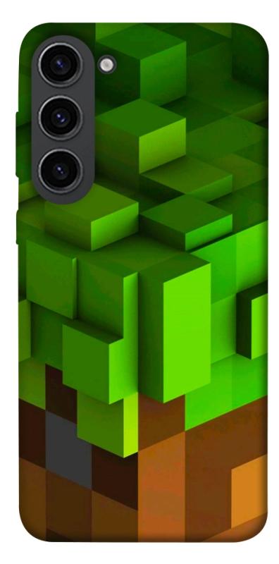 Чехол itsPrint Grass block для Samsung Galaxy S23, игры, купить оптом с доставкой