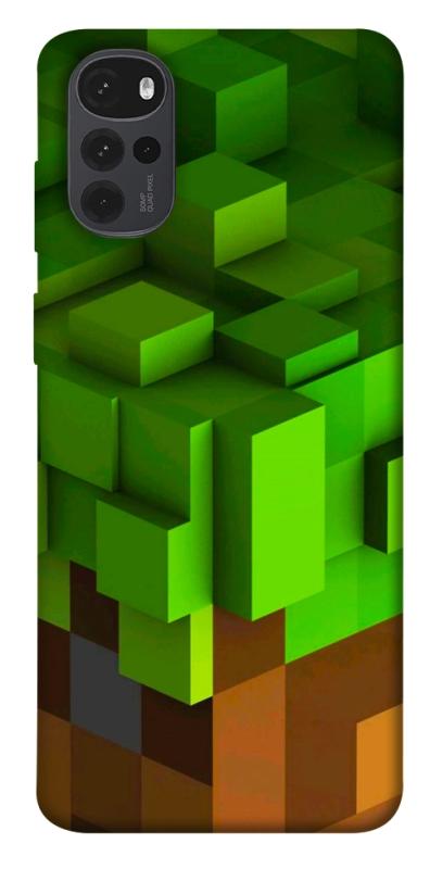 Чехол itsPrint Grass block для Motorola Moto G22, игры, купить оптом с доставкой