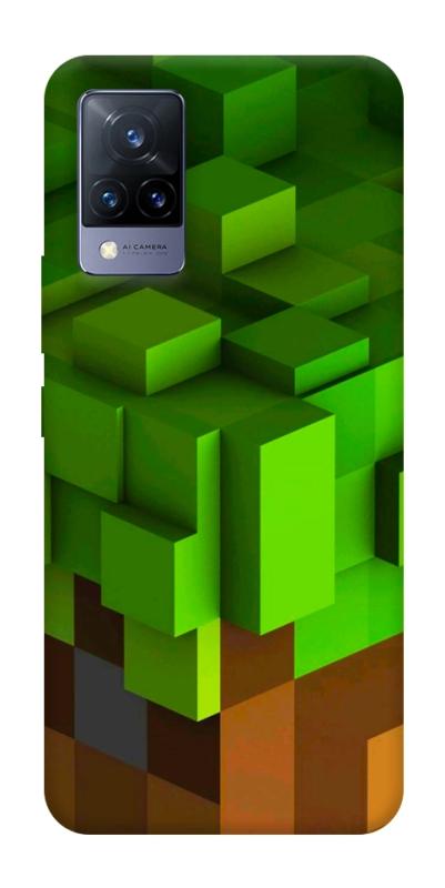 Чохол itsPrint Grass block для Vivo V21, ігри, купити оптом з доставкою