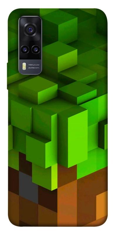 Чехол itsPrint Grass block для Vivo Y31, игры, купить оптом с доставкой